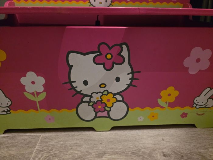 Coffre a jouet hello kitty - photo numéro 2
