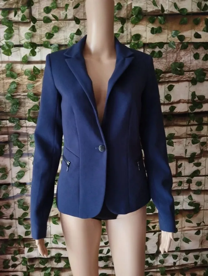 🌸Blazer marine Jennyfer Taille 34🌸 - photo numéro 2