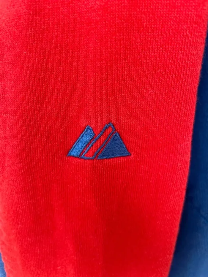 Rare Majestic vintage hoodie varsity US Sport Kansas University Men’s XL - photo numéro 4