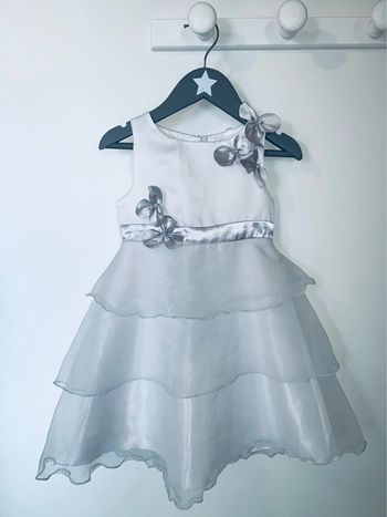 Robe à volants blanche  24M