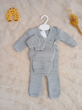 Ensemble naissance complet gris