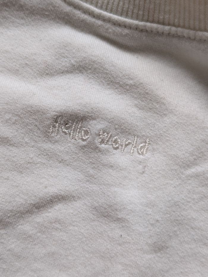 Ensemble Zeeman 3 mois "Hello World" – Très bon état 🤍 - photo numéro 3
