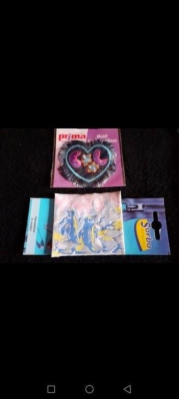 Lot de 2 motifs tissu