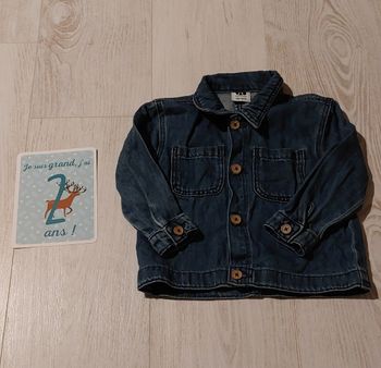 Chemise en jean 24 mois