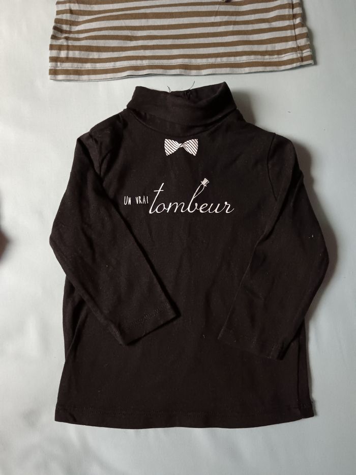 Lot de 6 Tee-shirts ML garçon 12 mois - photo numéro 6