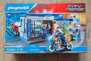 Playmobil 70568 Police Poste de Police et cambrioleur- City Action - Neuf Scellé