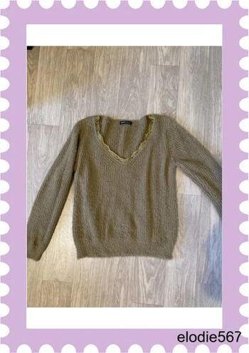 Pull col V shein