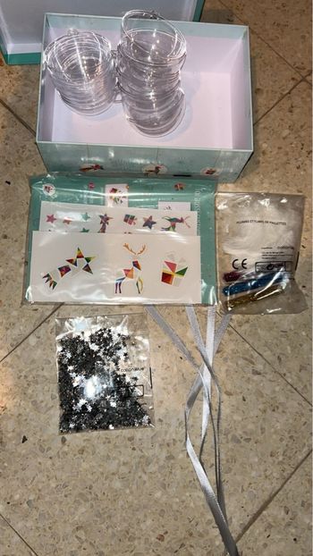 Création boule Noël