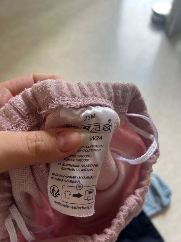 Lot de 3 pantalons filles 2 ans - photo numéro 4