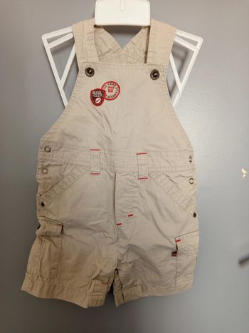 Salopette short 9 mois