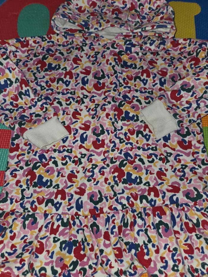 Robe pull a capuches chaude 3 ans - photo numéro 2