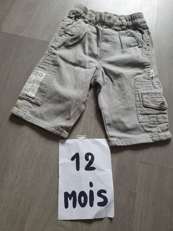 Short 12mois garçon