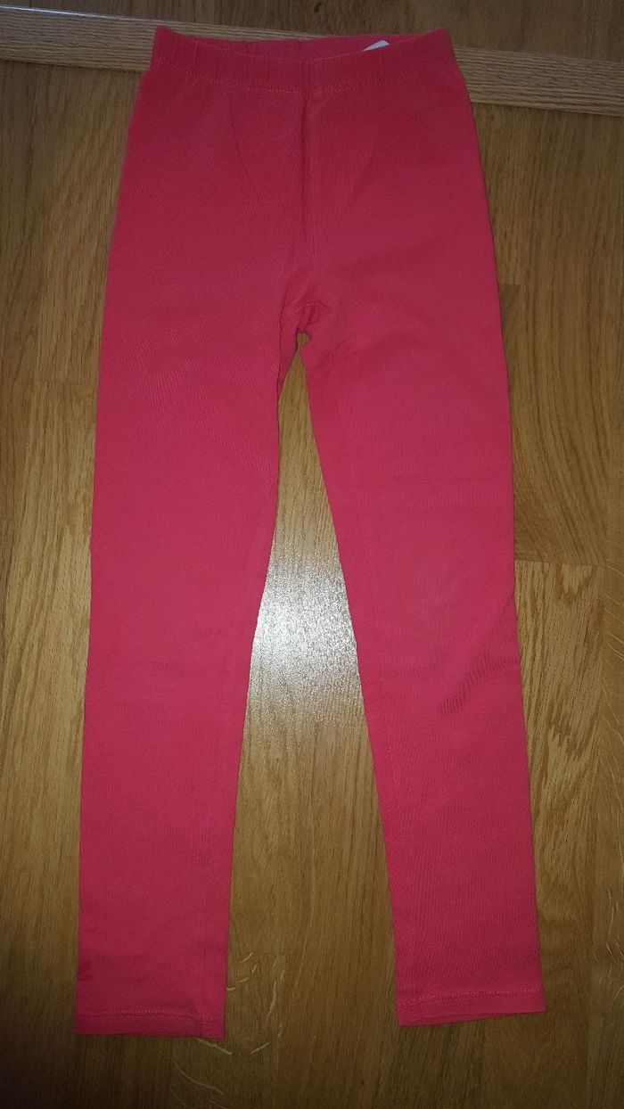 legging long rouge fille neuf 8 ans