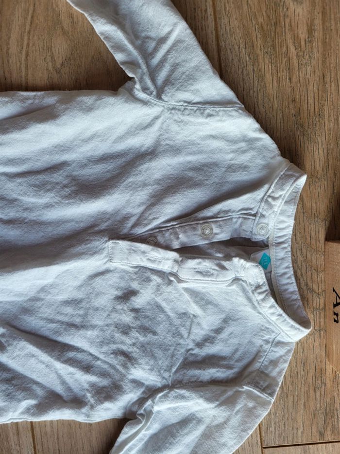 Chemise coton été bébé garçon - photo numéro 3