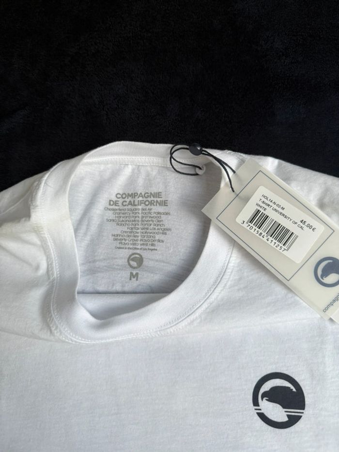 Compagnie de Californie - Tee-shirt "Hollywood" Blanc, taille M - photo numéro 3
