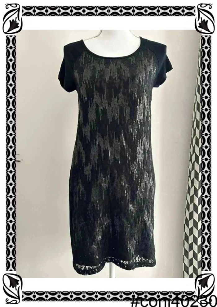 Robe Noire Manches Courtes Intimissimi - Taille 36