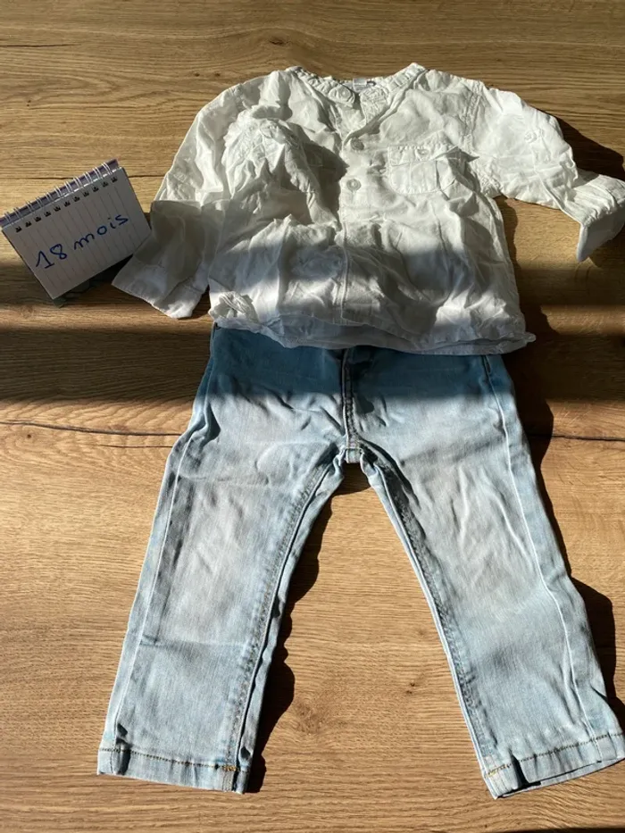 Ensemble jean et chemise