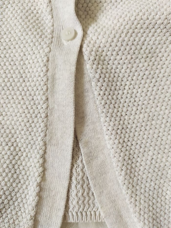 Gilet bébé en coton gris clair Obaibi 6 mois 68 cm - photo numéro 3