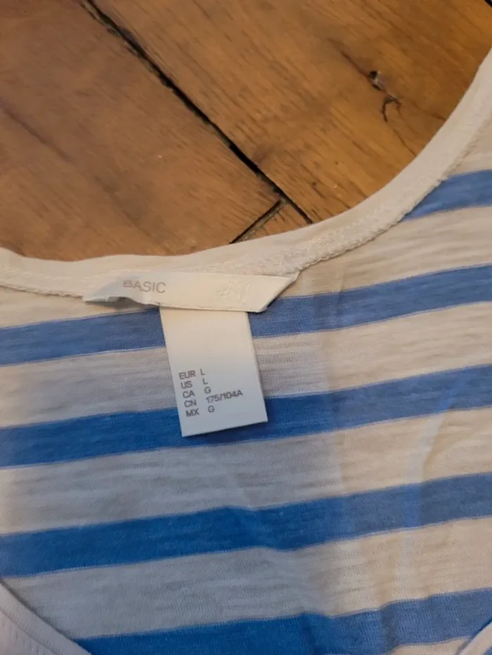 Débardeur large à rayures - H&M - photo numéro 2