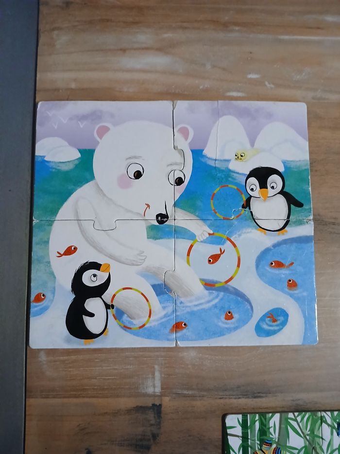 Mes 1er puzzle animaux ours - photo numéro 4