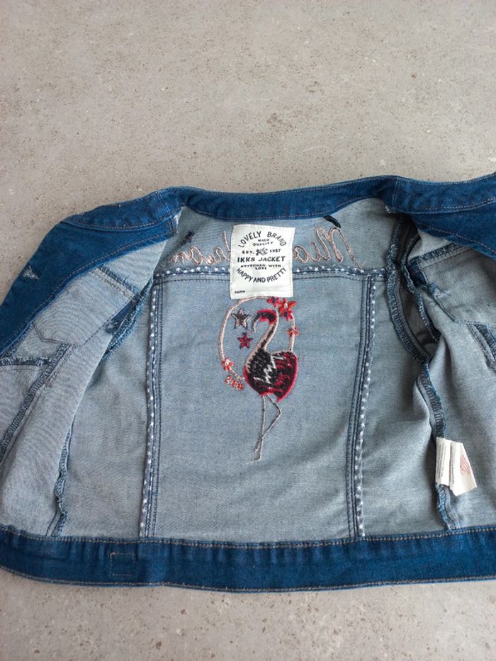 Veste en jeans 6 ans - photo numéro 4