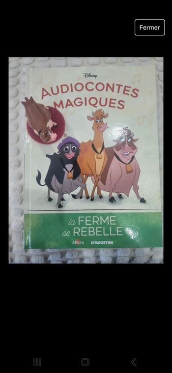 53ème audioconte altaya deagostini livre&figurine disney audio compte comte magique magic