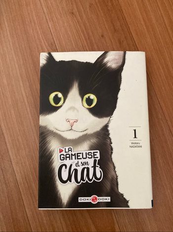 Manga la gameuse et son chat T1