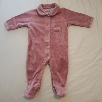 pyjama une pièce dors bien grenouilère
velour hiver Coton bébé fille 60cm 3 mois
vertbaudet