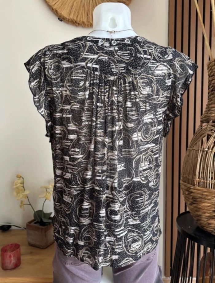 T-shirt blouse manches courtes IKKS - photo numéro 4