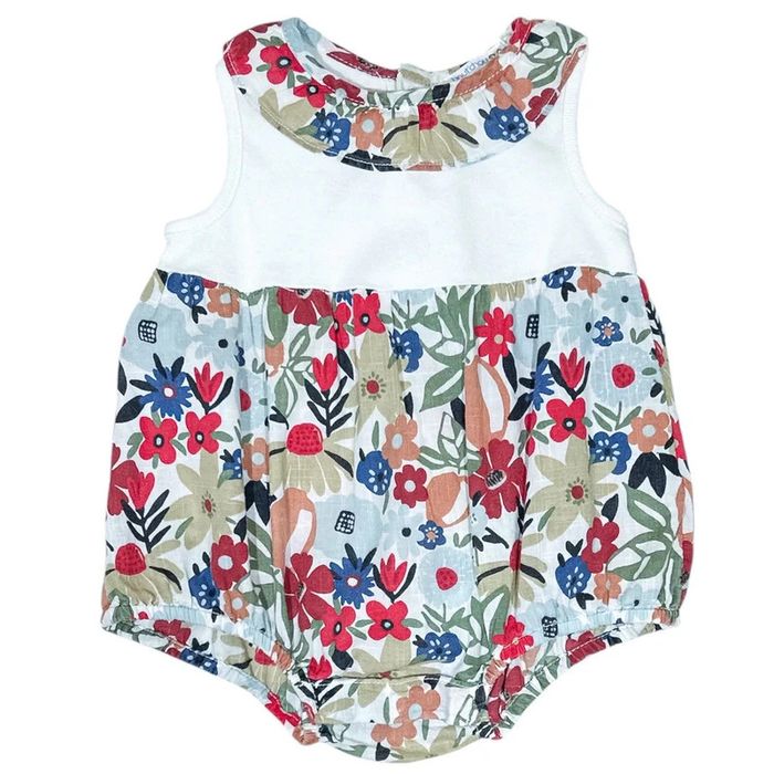 Bout'chou Combinaison courte 3 mois en coton bio