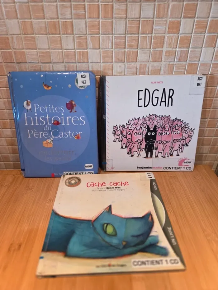 Lot livres avec CD