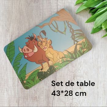 Set de table le roi lion disney