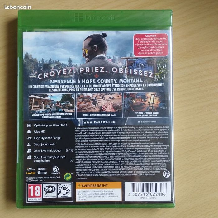 Jeu Xbox One Farcry 5 Neuf - photo numéro 3