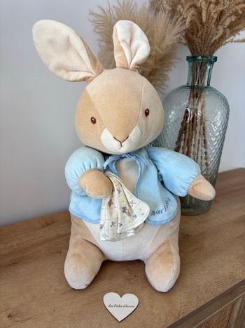 Peluche Peter rabbit Pierre rabbit rare 40 cm