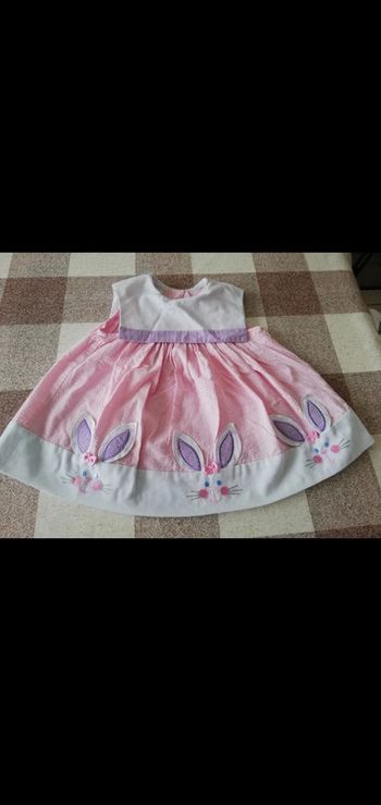 Robe rose lapin 18 mois