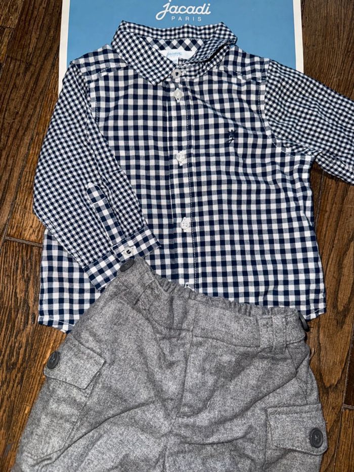 Chemise et bas Jacadi 6 mois - photo numéro 2