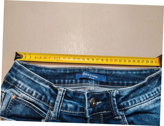 Dolce rosa jeans bleu femme taille 34 - photo numéro 7