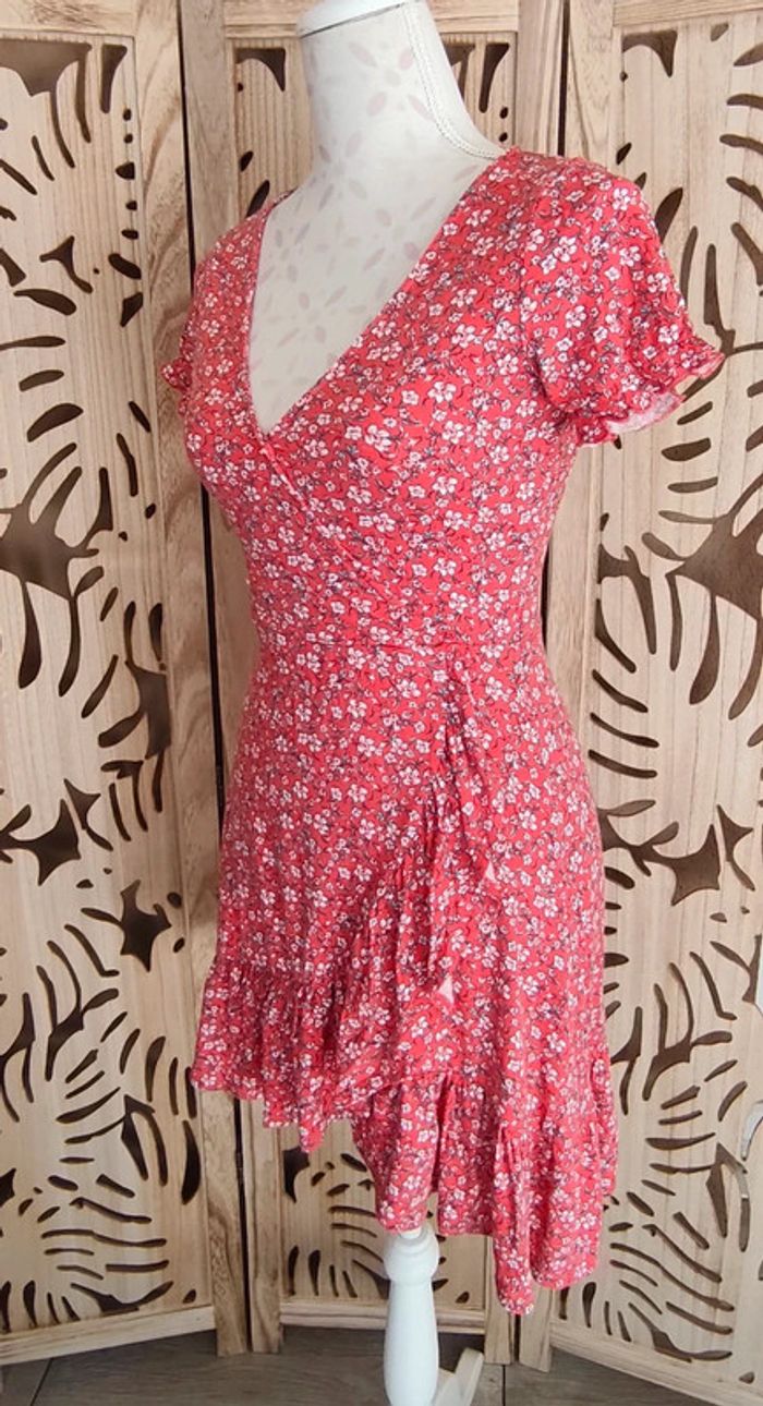 Robe fluide et légère imprimée fleurie Taille XS Springfield - photo numéro 3