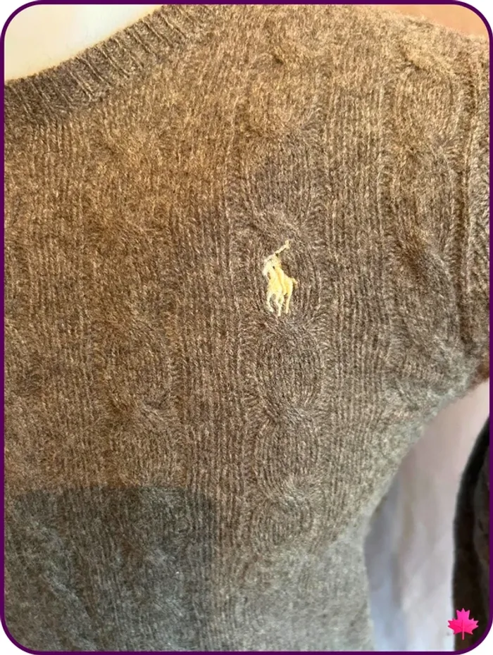 🌷pull XS Ralph Lauren gris🌷 - photo numéro 2