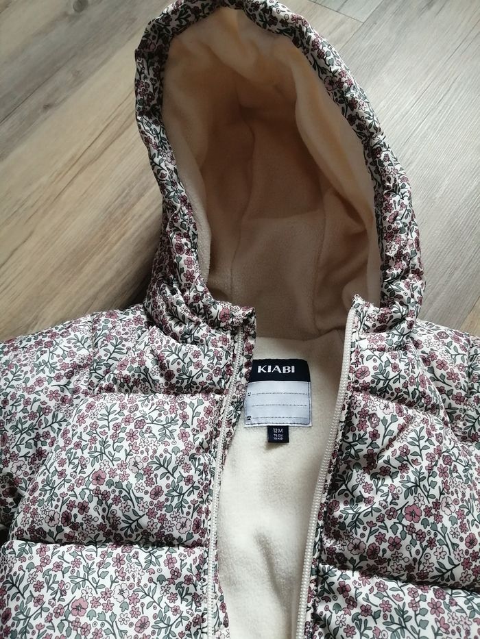 Blouson fille 12 mois kiabi neuf doudoune - photo numéro 3