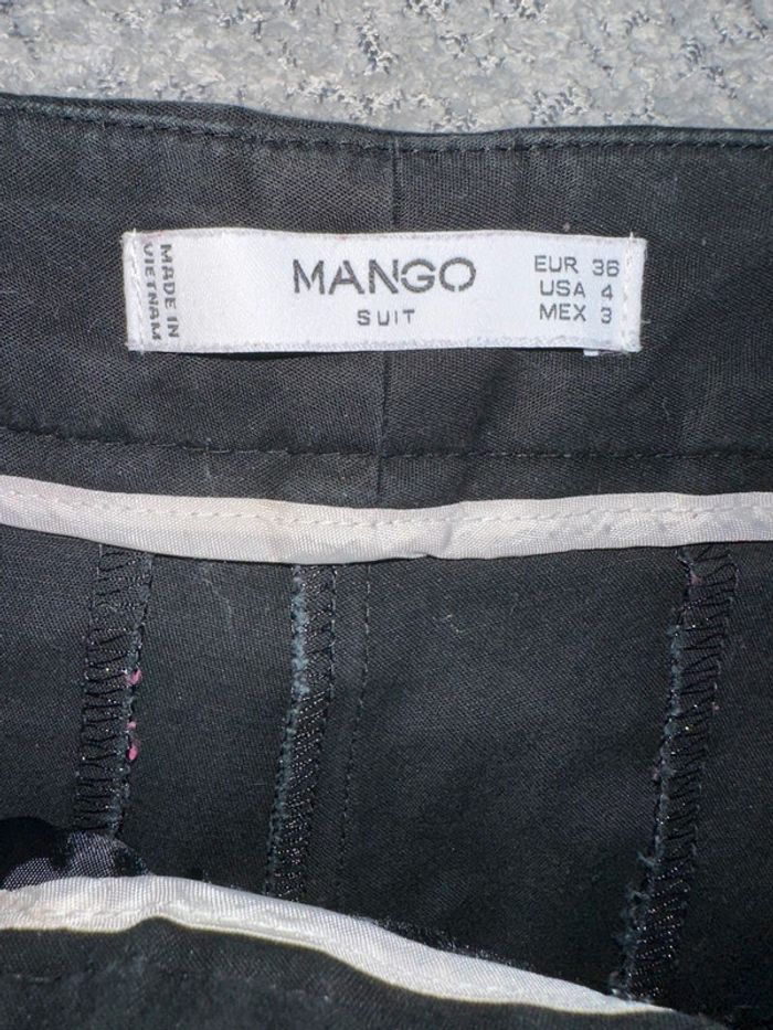 Pantalon chinos noir MANGO - photo numéro 2