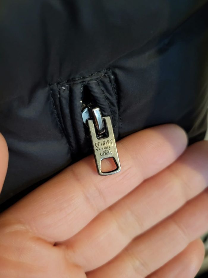 Doudoune mi-longue Schott Down taille que comme neuve - photo numéro 6