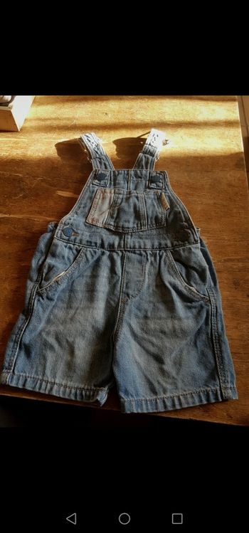 Salopette short en Jean's