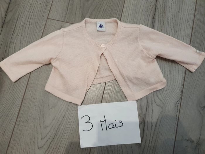Boléro petit bateau, 3 mois