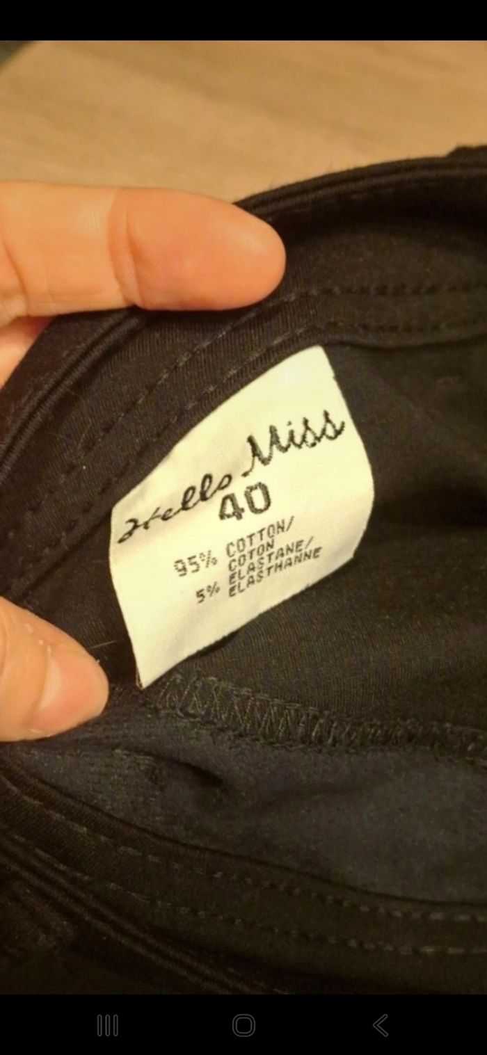 Pantalon noir  Hello miss 40 - photo numéro 6