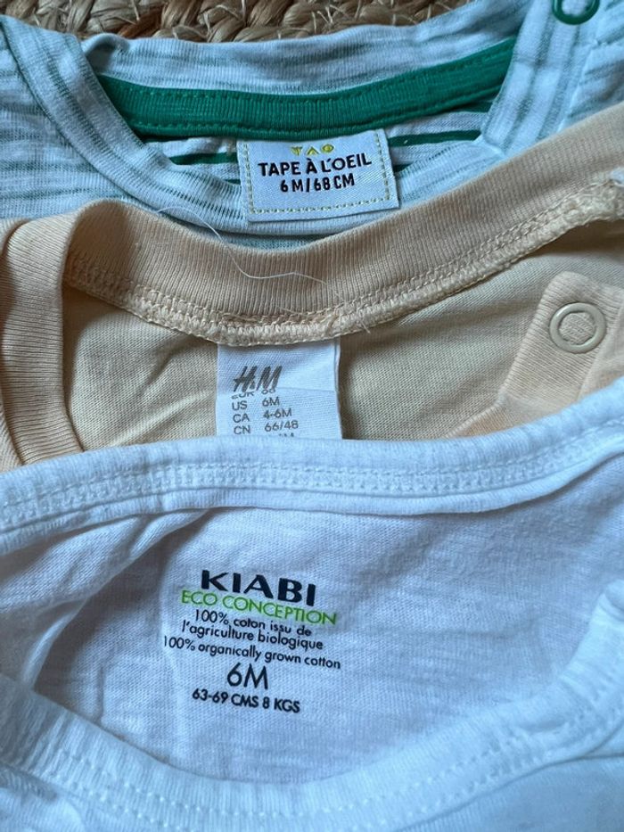 Lot tee-shirts 6m /9m - photo numéro 6
