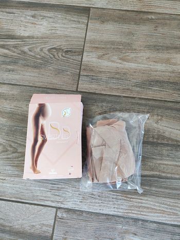 Collant maternité transparent partie ventrale couverte Smartleg