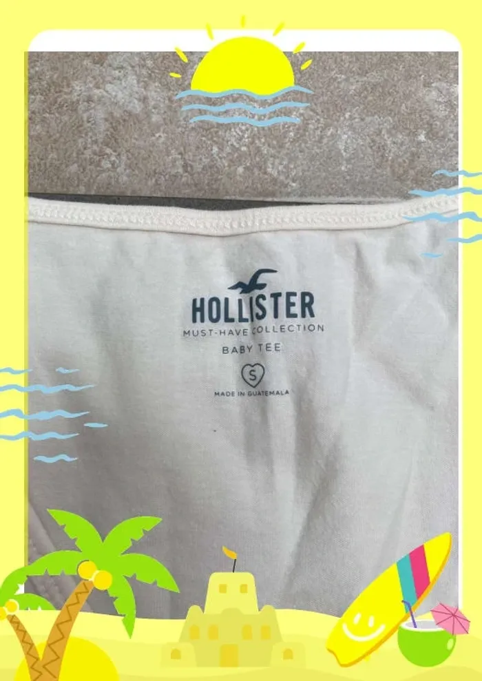 T-shirt ouvert hollister 36 - photo numéro 2