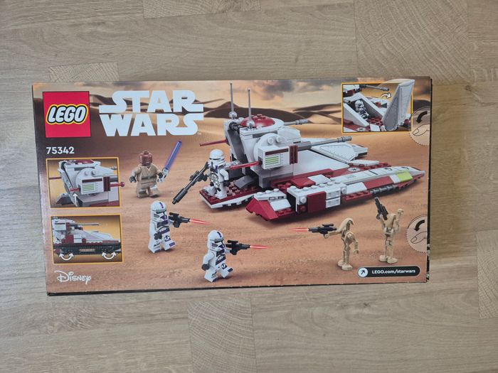 NEUF Scellé Boite de Lego Star Wars 75342 Republic Figther Tank - photo numéro 2
