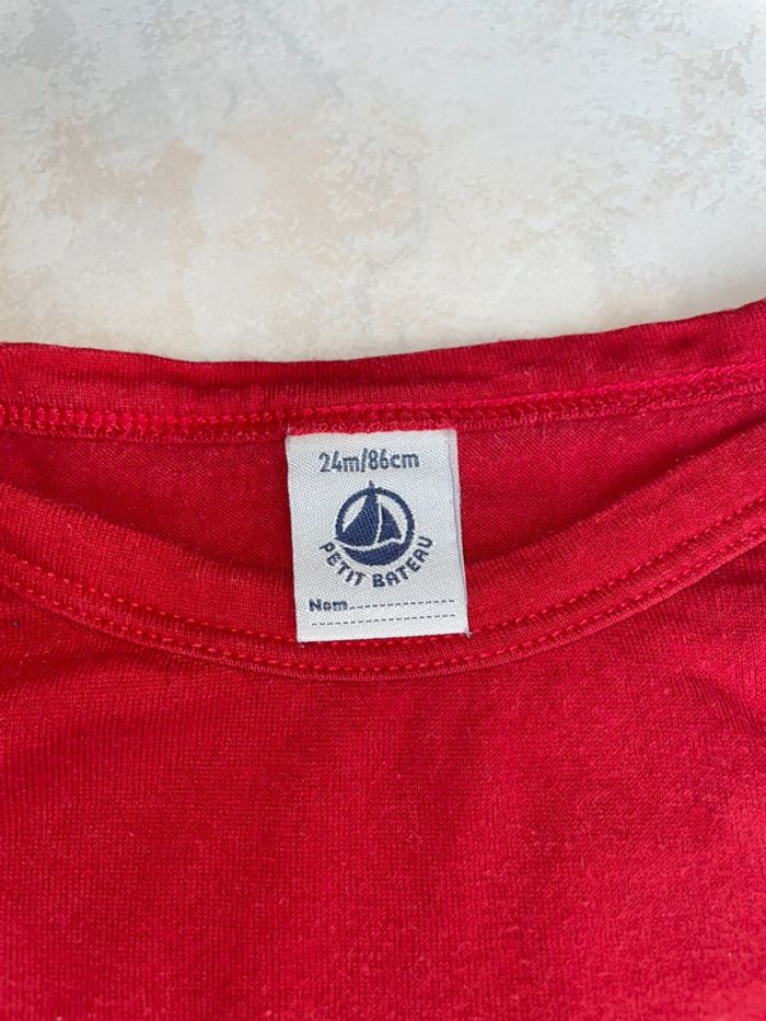 Tee shirt Petit Bateau 24 mois - photo numéro 5